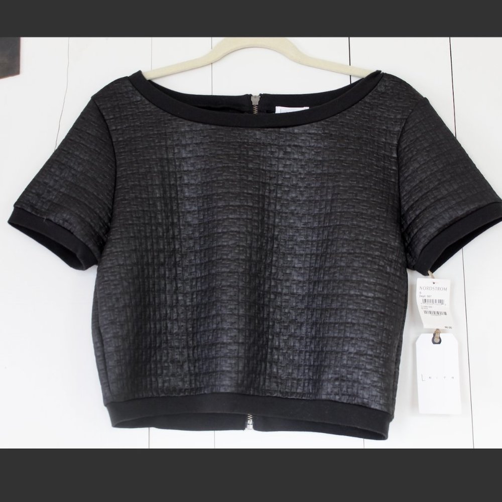 Leith black shirt